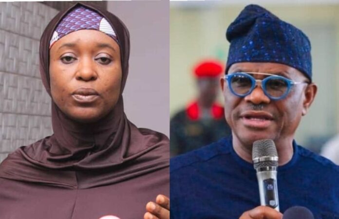 Aisha Yesufu clapsback at Wike for mocking her over her inability to secure NDC senatorial ticket